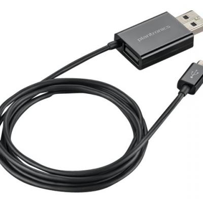 SPARE/CABLE ASSY/STD-A PLUG TO MICRO USB B/BLACK