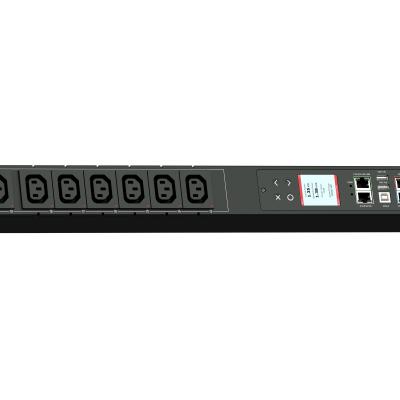 1PH/208V AC/30A (24A RATED)/24 OUTLETS/24X C13/PLUG/NEMA L6-30P (BOTTOM-BOTTOM F