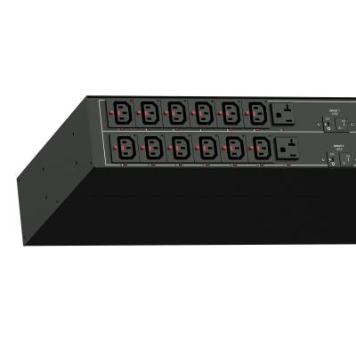 208V/3PH/30A (RATED TO 24A)/21 OUTLETS: 18 X LOCKING IEC C-13/ 3 X NEMA 5-20R/ I