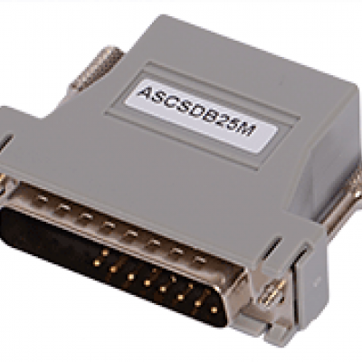 RJ-45(F) TO DB25(F) SERIAL ADAPTER FOR A MALE DB25 SERIAL PORT
