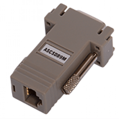 RJ-45(F) TO DB9(F) SERIAL ADAPTER FOR A MALE DB9 SERIAL PORT