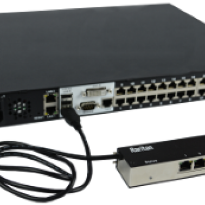 2-PORT MODULE WITH TRUE SERIAL ACCESS TO 2 SERIAL DEVICES. ZERO-U DEVICE THAT C