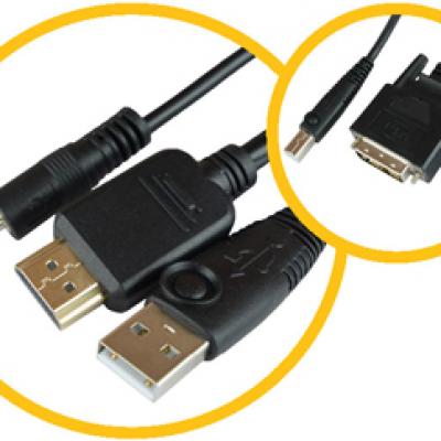 RSS-CBL-HDMI:1.8M KVM DUALLINK COMBO CABLE/HDMI+USB+AUDIO