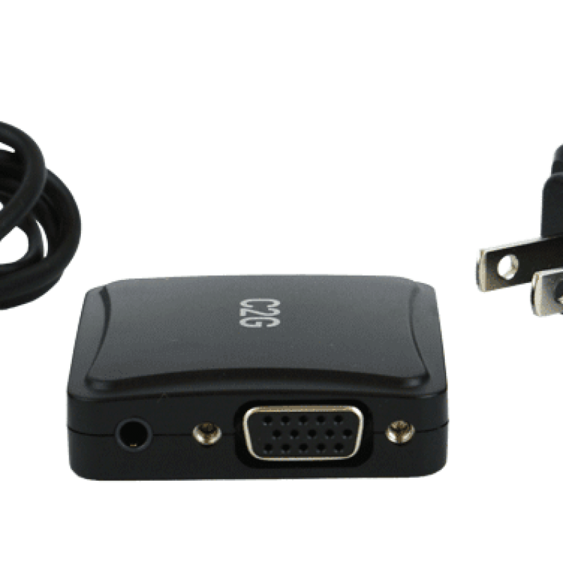 Raritan - Video / audio adapter - HDMI / VGA / audio - HD-15 (VGA)/ stereo mini jack to HDMI