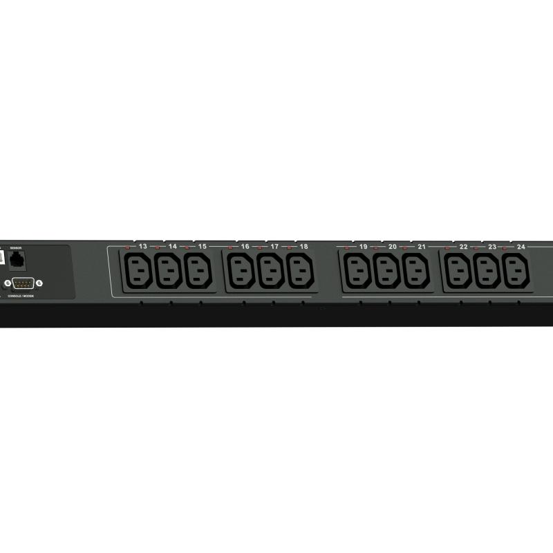 1PH/ 208V AC/ 30A (24A RATED)/ 36 OUTLETS: 36X C13/ PLUG: NEMA L6-30P (BOTTOM-FR