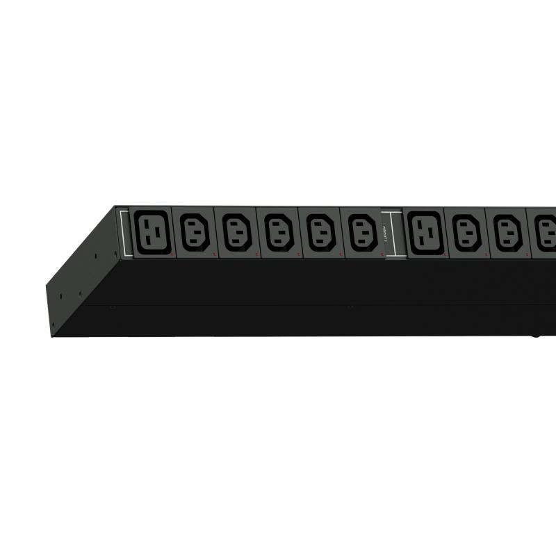 1PH/ 208V AC/ 30A (24A RATED)/ 12 OUTLETS: 10 X IEC C-13/ 2 X IEC C-19/ PLUG: NE