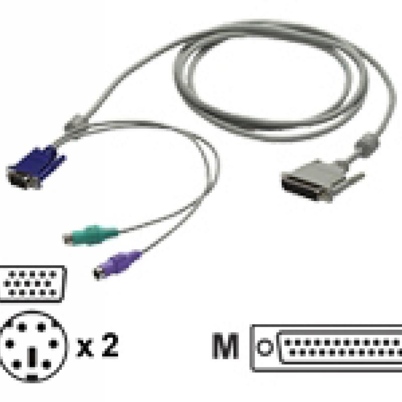 30FT PS2 KVM CABLE CONNECT TO