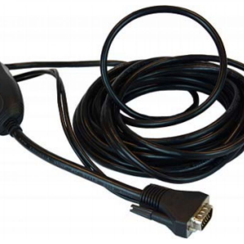 INTEGRATED KVM CABLE FOR VGA/ USB AND AUDIO/ 2 METERS (6 FT)