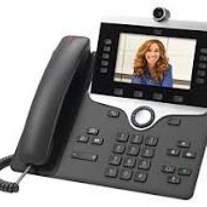 Cisco IP Phone 8845 - IP video phone - SIP/ SDP - 5 lines