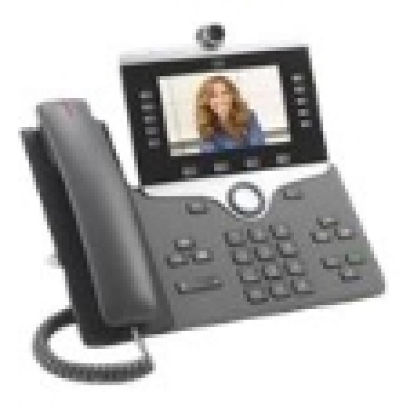 Cisco IP Phone 8865 - IP video phone - SIP/ SDP - 5 lines