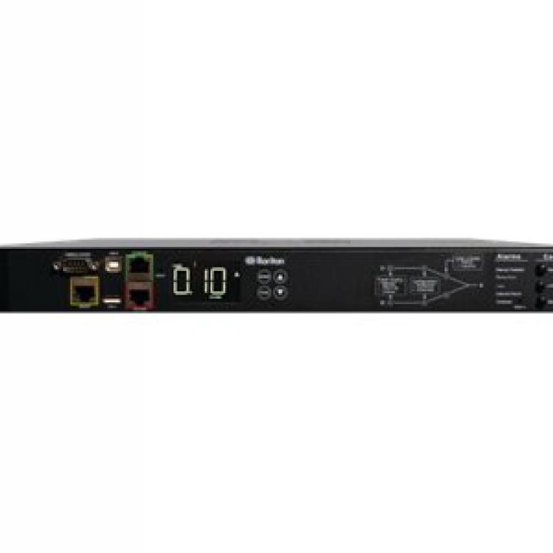 Raritan Rack Transfer Switches PX3TS-5191CR - Power control unit (rack-mountable) - Ethernet 10/100/ RS-232/ USB - input: IEC 60320 C20